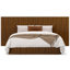 Lit en bois massif cannelé Ellison noyer-207267093-207230649