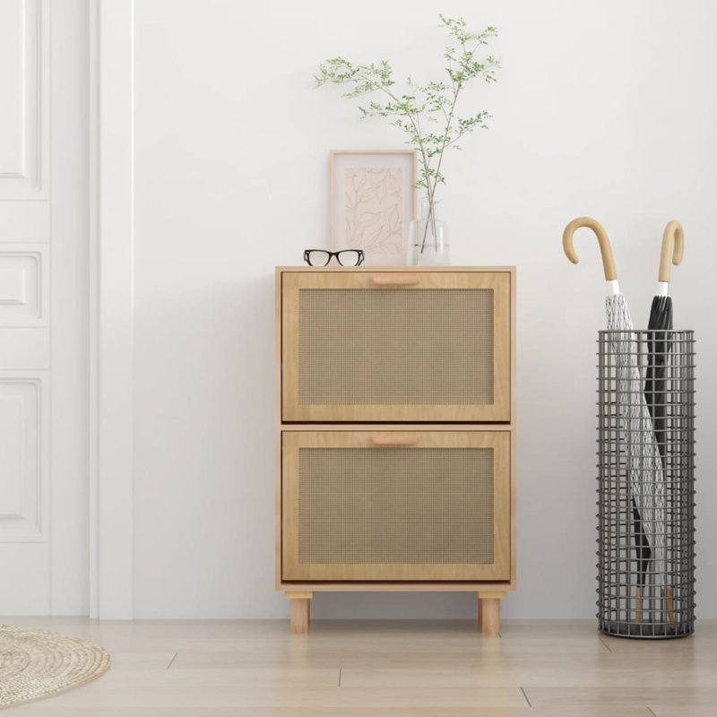 Flip Down Shoe Storage, Brown