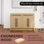 Base de meuble-lavabo double 48 po sans plateau