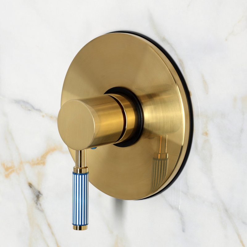 Kingston Brass Verona Single-Handle Pressure Balanced Shower Faucet, Polished Brass