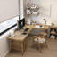 Bureaux rectangulaires en bois massif brun-1633753272-1619363136
