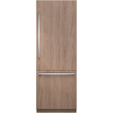 30" Bottom Freezer Built-in Refrigerator, custom panel