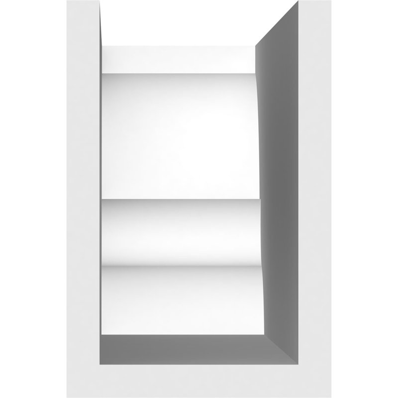 Standard Asheboro Architectural Grade PVC Rafter Tail, 6"H x 4"W x 20"D
