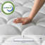 Matelas hybride en mousse à mémoire de forme moyenne 12 po Berlanga-2020338964