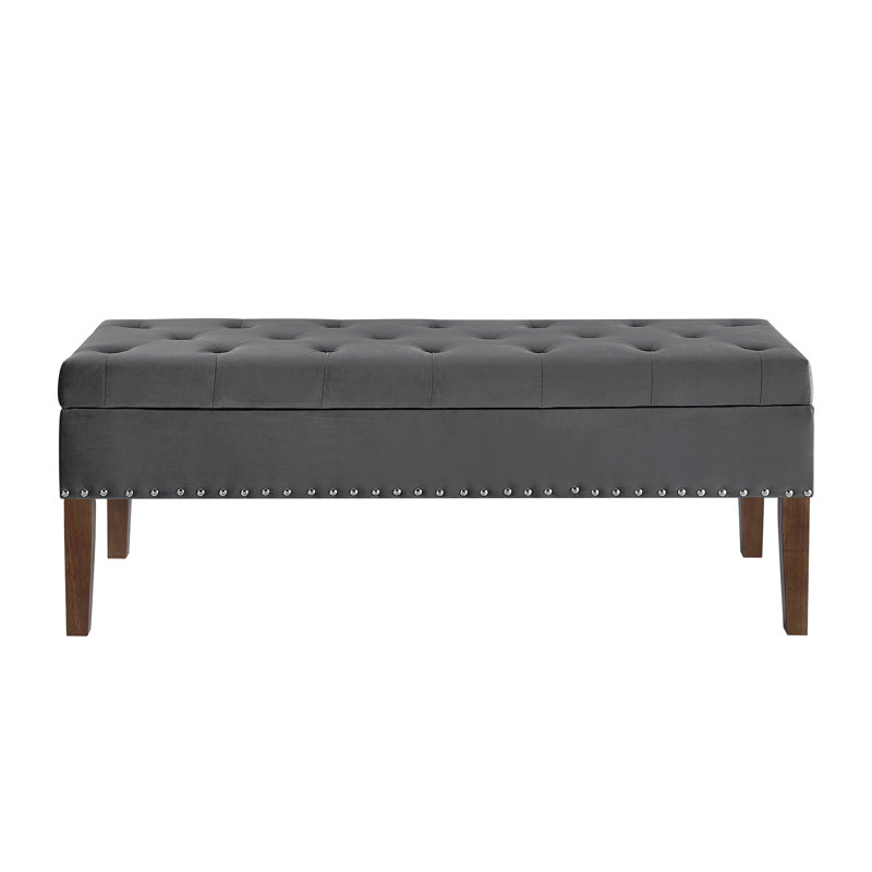Tufted Bench With Storage