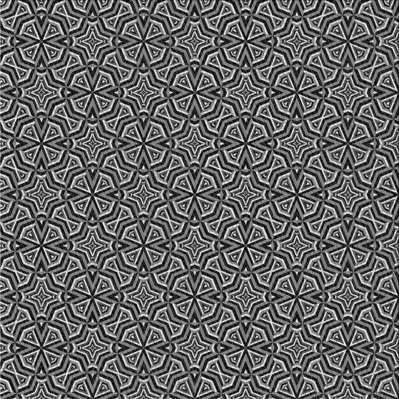 Tapis gris / noir Power Loom, Carré 3 pi