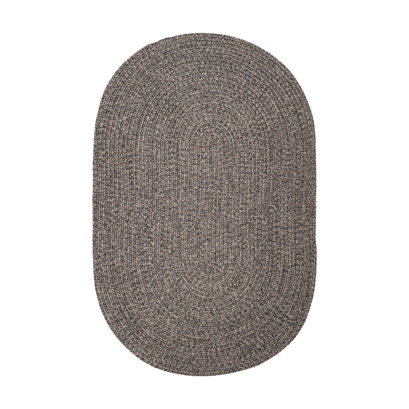 Seline Synthetic Geometric Indoor / Outdoor Rug, Oval 5' x 8'