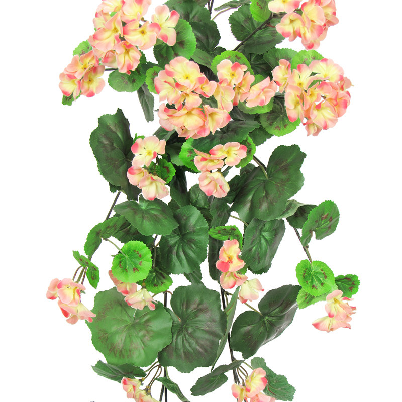 Geranium Arrangement, Peach/Green