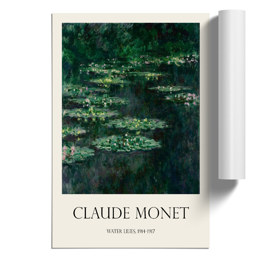 Water Lilies Lily Pond Vol.29 by Claude Monet - Unframed Painting