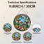 Panneau de vitrail 12 "Hummingbirds-1202941807