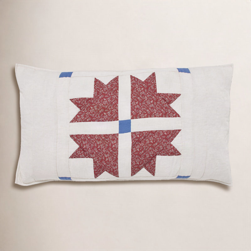 Biala Cotton Blend Patchwork Sham Set, King
