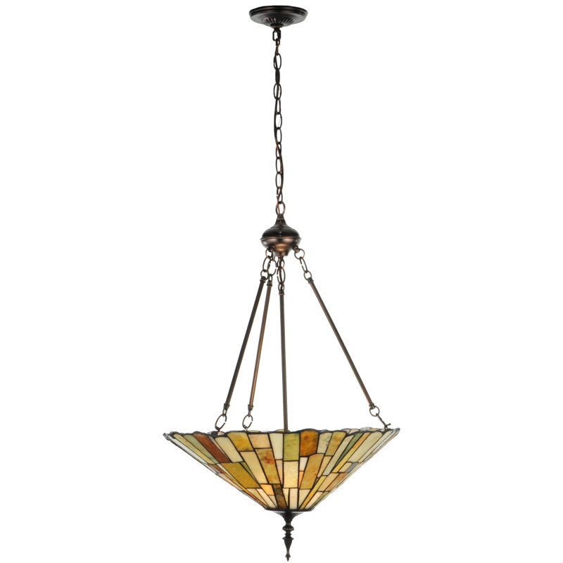 Luminaire suspendu bol 3 lumières unique Yoakum