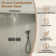 Camino 4 Functions 15.7 Inch Flush Mount Thermostatic Shower System