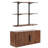 Warrick Wall Cabinet and Tiered Shelf Set