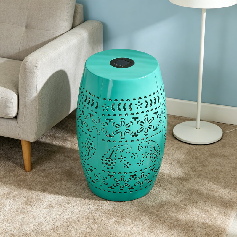 Table d'appoint SOLAR, couleur sarcelle