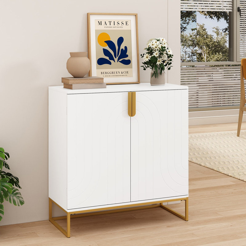 Armoire d'appoint 2 portes avec rangement
