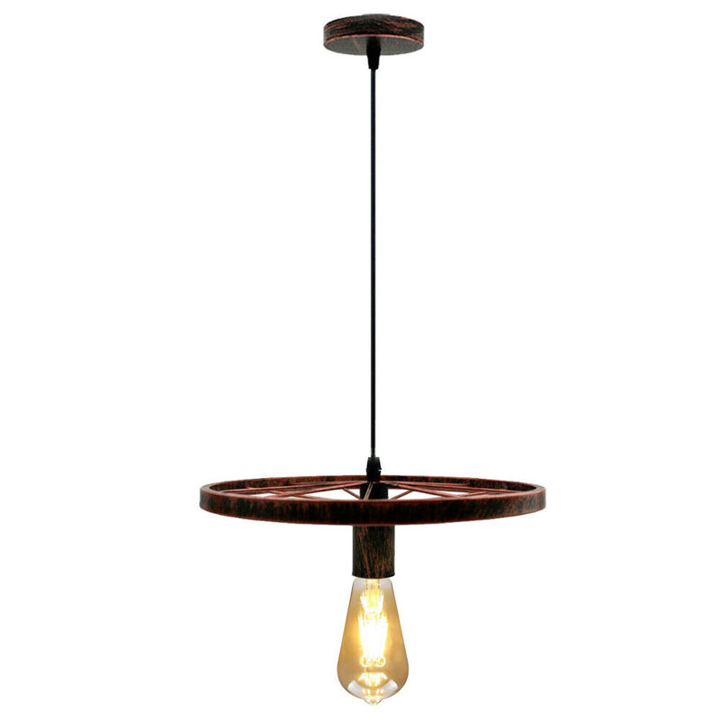 Rittman 1 - Light Single Pendant, Rustic Red