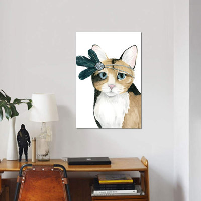 « downton cat ii », impression sur toile