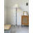 Wabi-Sabi Style Wrought Iron & Fabric Floor Lamp