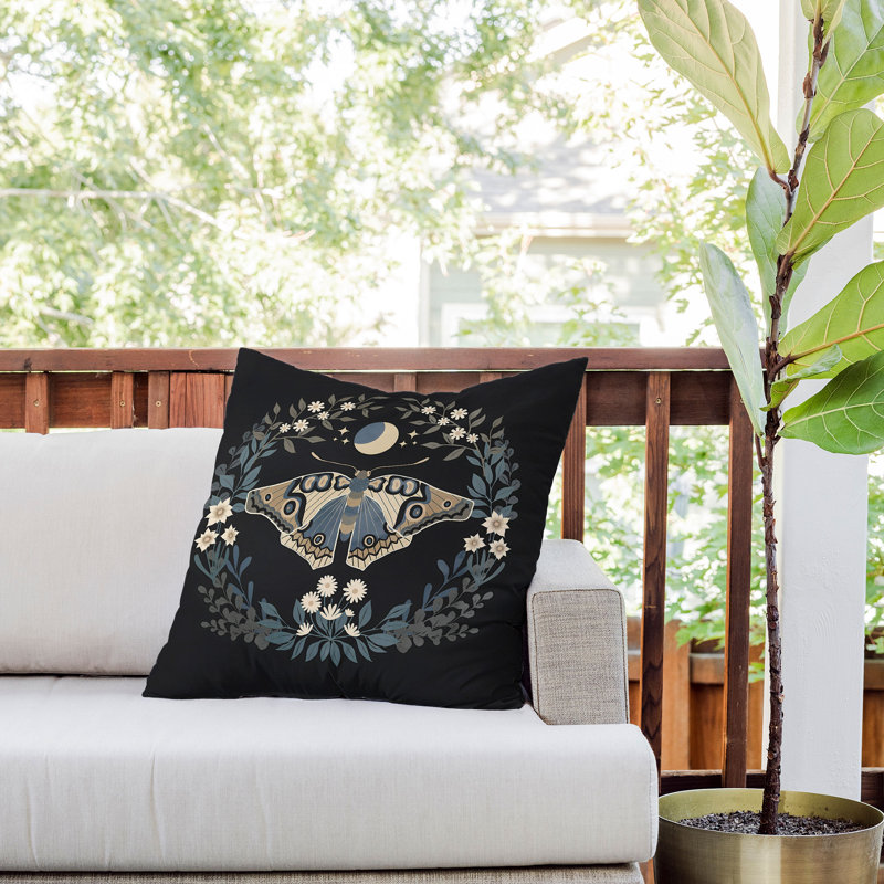 Coussin décoratif intérieur / extérieur en polyester , 20 po x 20 po