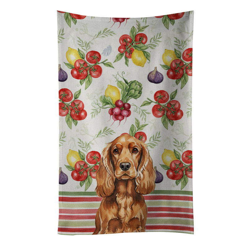 Serviette de cuisine Red English Cocker Spaniel, Épagneul cocker anglais rouge