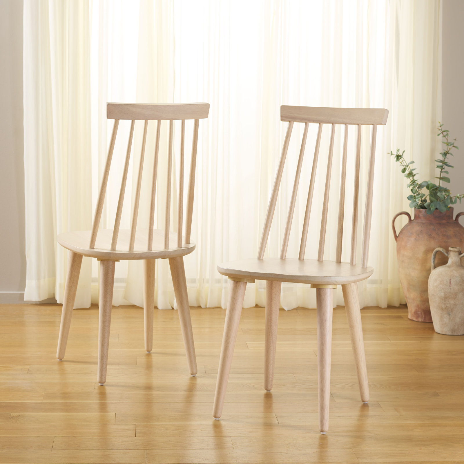 Rolde Dining Chair, White Wash