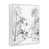 Giclée encadrée blanc bord de mer sélectionné