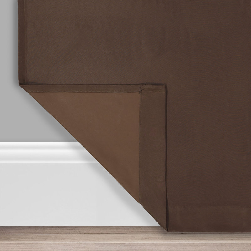 Fresno Blackout Curtain Single Panel, Espresso