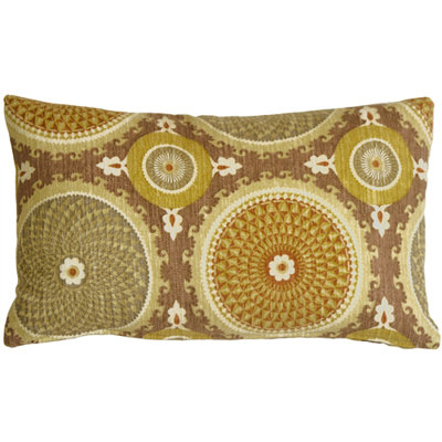 Bohemian Medallion Cotton Lumbar Pillow