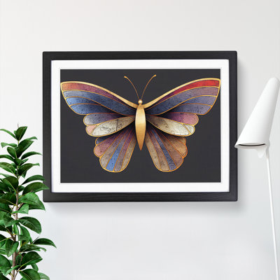 Thrilling Butterfly - Single Picture Frame Print