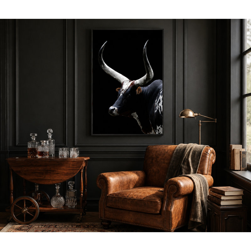 Midnight Horns Framed Print