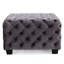 Gris avec revêtement en velours à boutons, intérieur moderne, l 29 po x P 18,56 po, esthétique, largeur de 28,66 po de profondeur, hauteur-588557784
