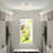 Chandran Fabric Semi Flush Mount-70018127-17410351
