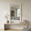 Solid Wood Rectangle Wall Mirror-664306721