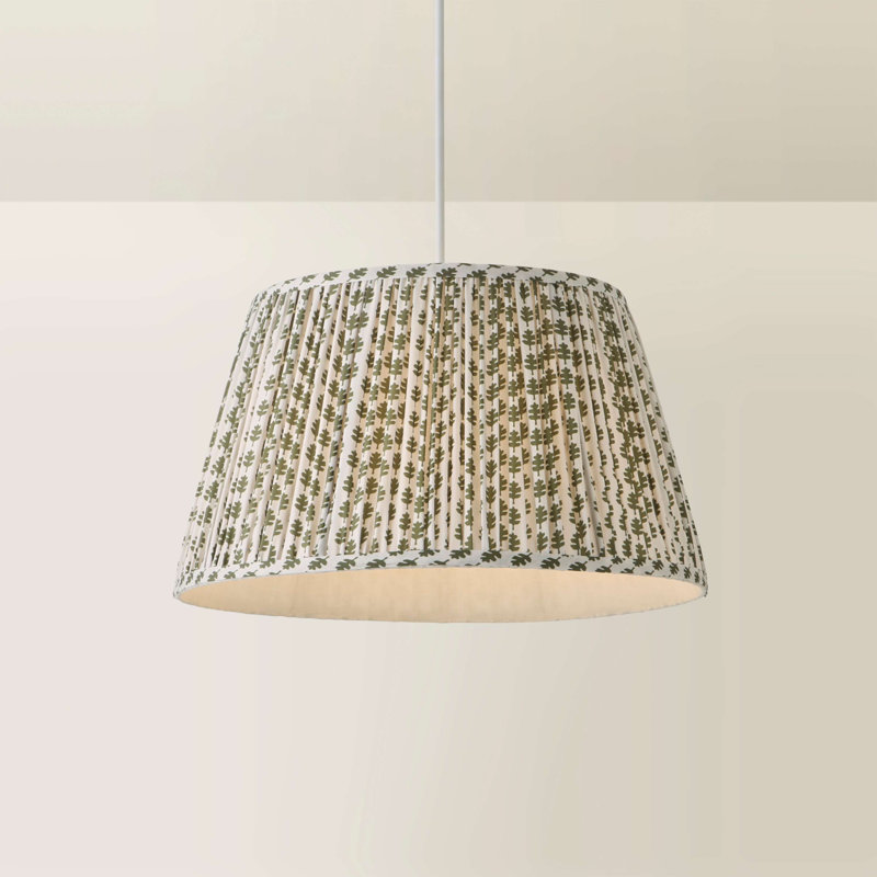Tavontae Dome Lamp Shade ( Slip-On ), 25cm H x 45cm W x 45cm D, Green