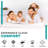 100% Cotton Sheets, 300 Thread Count Percale Weave Bedding, 16" Deep Pocket-835663576-822866005
