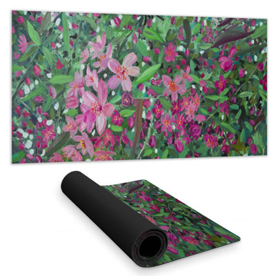 Cherry tree blooming - 15.75"x31.50" Desk mat