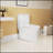Advanced 1.1/1.6 GPF Elongated Comfort Height Floor Mounted One-Piece Toilet, CUPC Certified, Watersense Cetified, Ceramic, Soft Close Seat-112377971