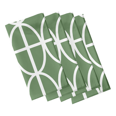 Kshaun Polyester Geometric Square Napkin