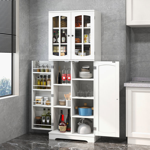 Lark Manor Anabeli 63.6'' Kitchen Pantry & Reviews - Wayfair Canada