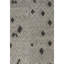 Tapis rectangulaire en lin noué à la main ivoire / gris / noir-88508283