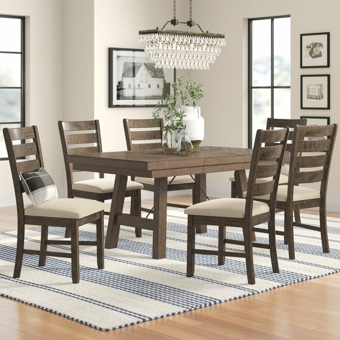 Gracie Oaks Zaneta Extendable Dining Table & Reviews | Wayfair