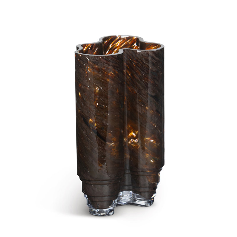 Vase en verre Clover, tortue, grand