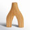 Muri 12.2'' Handmade Wood Table Vase