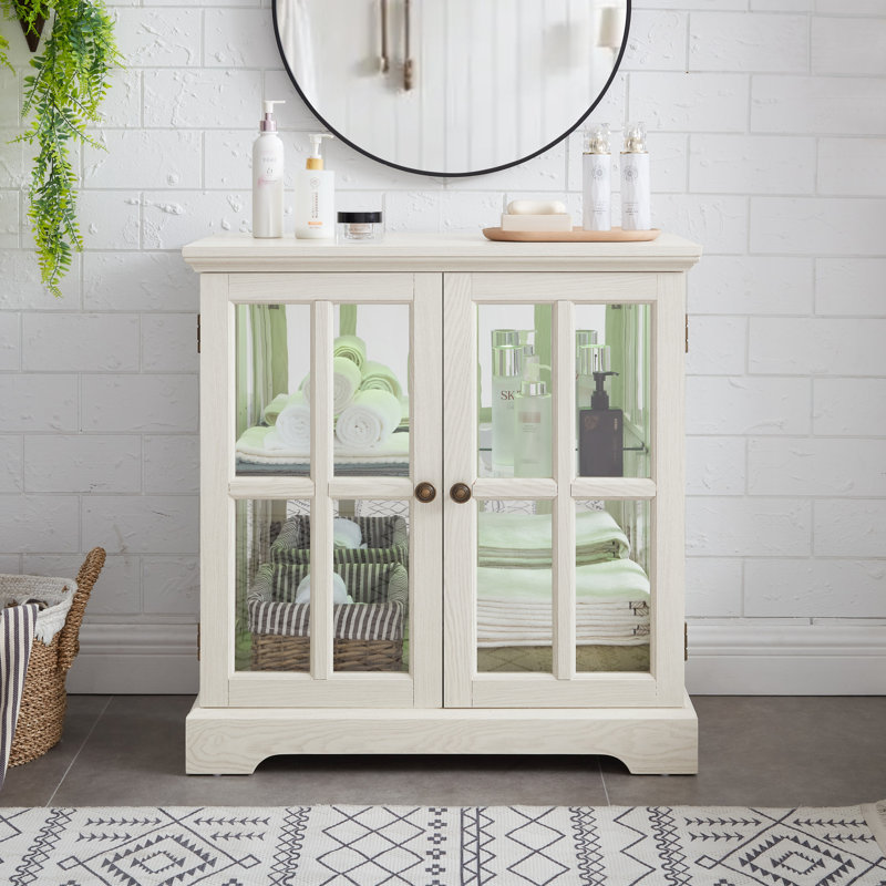 Tablette rétro, tablettes réglables, plateau de table en bois texturé, boîte de rangement de style rétro au fini blanc, lumières DEL et verre