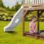 AXI 613cm W x 277cm D Outdoor Hemlock Wood Playhouse-743380964