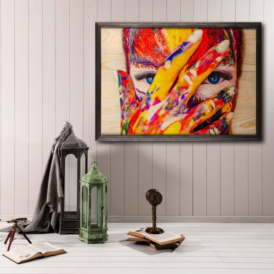 Perry Single Picture Frame Print on Wood