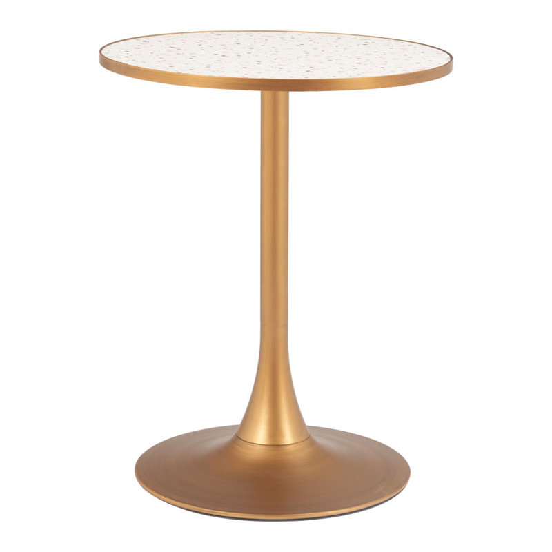 Table de salle à manger 24 po Beige and Gold