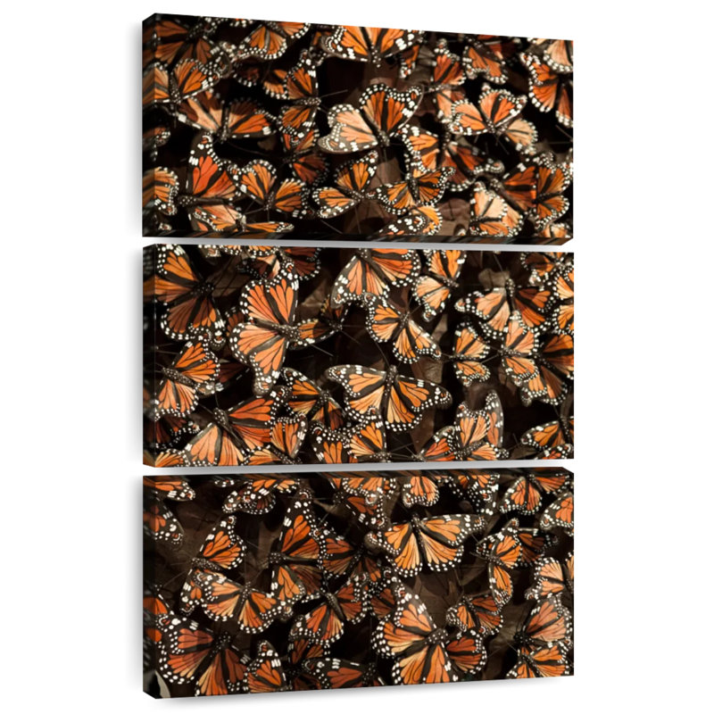 Papillon monarque, H 32 po x l 20 po