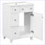 Meuble-lavabo moderne avec lavabo intégré en résine